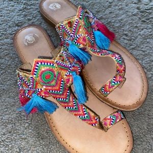 Cute boho sandals. Great condition